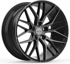 Alloy Wheels 18" Inovit Blitz Black Polished Face For Saab 9-5 [Mk2] 10-12