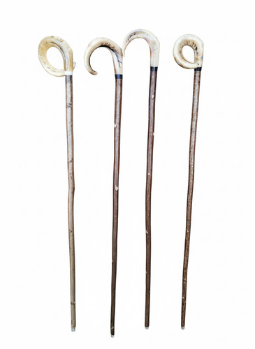 Rams horn crook - crook, hazel