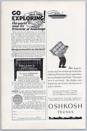 1928 oshkosh trunks vintage - 1928,