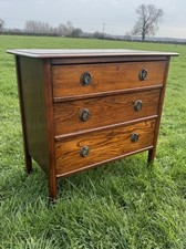 Antique Solid Oak Arts And