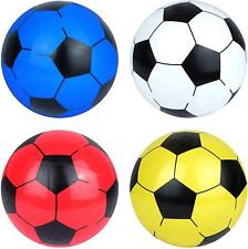 4 Inflatable Football 22cm Blow Up Toys Summer Beach Pool Kids Party Bag Filler