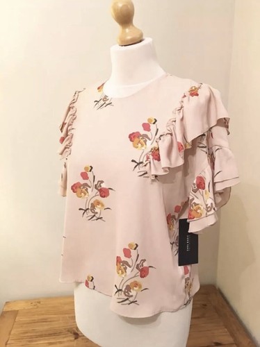 Zara floral print frilled - floral,