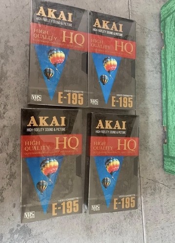 Akai 195 vhs - e, cassettes