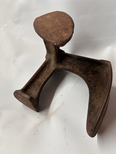 Vintage swan size cast iron - 2,