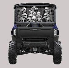 Yamaha Wolverine RMAX2 & RMAX4 Skull Design Rear Dust Screen & UV protection