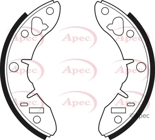 Apec brake shoes - apec, premium