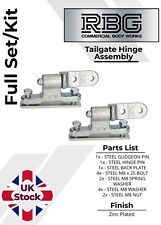2x Tailgate Hinge Assembly Set/Kit for Tailboard, Tippers, Trucks, Trailers...