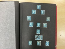 Black 1d Stamps x2 very good 2d blue imperf gb +Cyprus Malta Eire Gibraltar @100