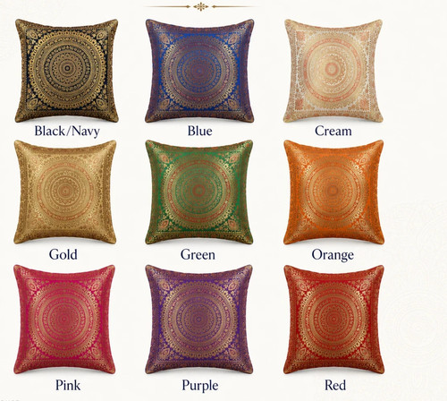 Indian mandala cushions covers - indian,