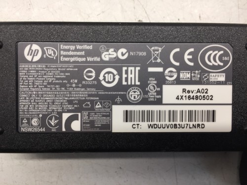 Genuine laptop charger - hp, charger/psu