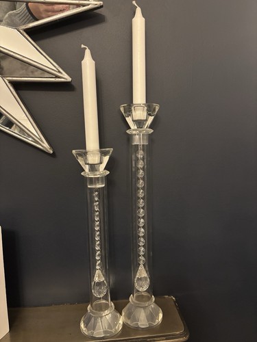 Pair crystal drop - crystal,
