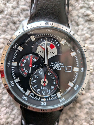 Pulsar chronograph quartz 100m - quartz,