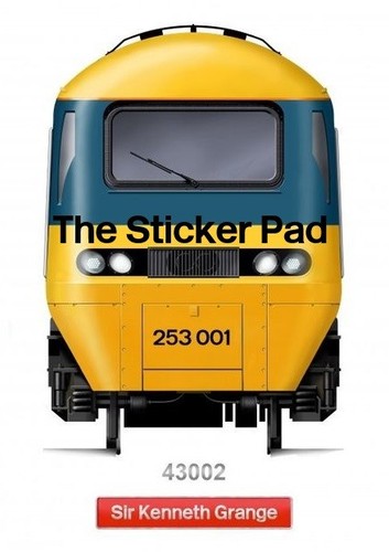 Sticker intercity 125 - -, hst