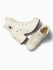 Converse Chuck 70 De Luxe Heel Shoes 'Egret' White Chucks Mens 11 Women’s 13 New