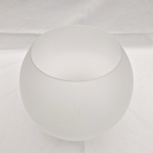 Fish bowl vase frosted glass - bowl,