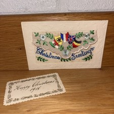 WW1 Silk Embroidered Postcards