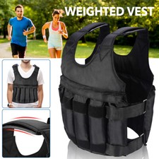 20/50kg Exercise Weight Vest Weighted Adjustable Fitness Training Workout Sports