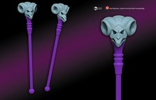 SKELETOR havoc staff Helmet 3D