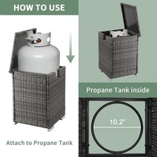 22in H Iron Frame Gas Bottle