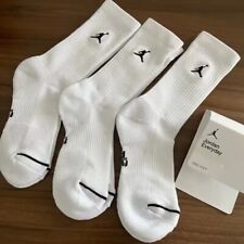 Men's-Women's Air Jordan Socks: 3 Pairs Crew Size S-L Everyday Christmas Style