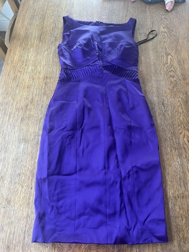 Karen millen purple satin - purple,