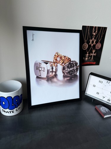 Chrome hearts 5x11 framed - 8.5x11,