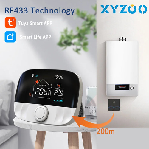 Wifi smart thermostat - thermostat, rf