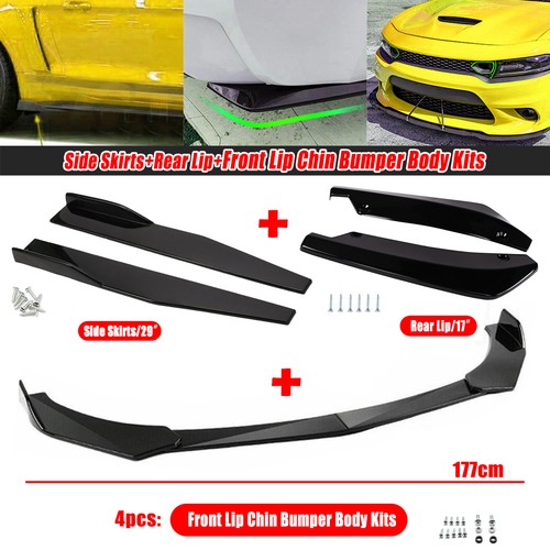 Side skirt rear lip - side, lip+front