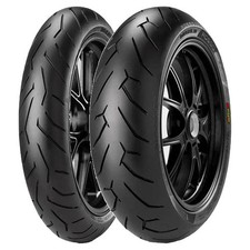 TYRE PAIR PIRELLI 120/70-17