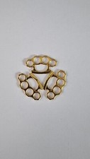 Gold Knuckle Duster Pendant [For Chain/Necklace/Bracelet]