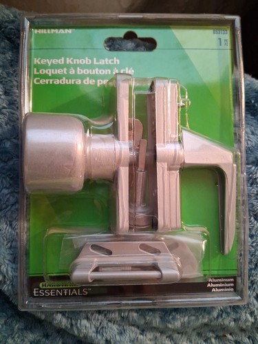 Hillman keyed knob latch - keyed,