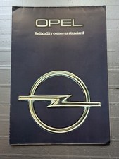 1978 Opel Range UK Fold-out