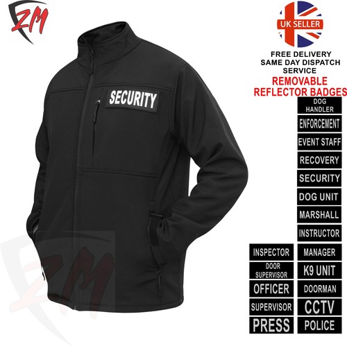 Dog handler security - handler, reflector