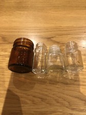 Selection Of 4 Vintage Small Glass Bottles