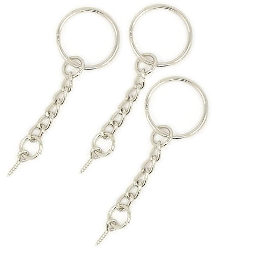 Split ring with chain - 20, mm