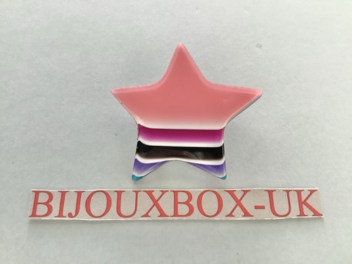 Lea stein vintage star brooch - vintage,