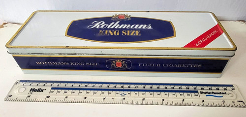 Vintage rothmans king size - vintage, tin
