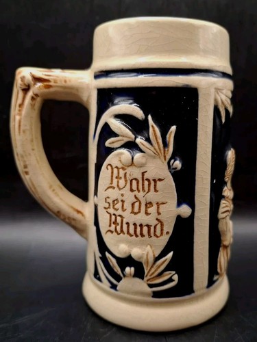Vintage ceramic bier stein - vintage,