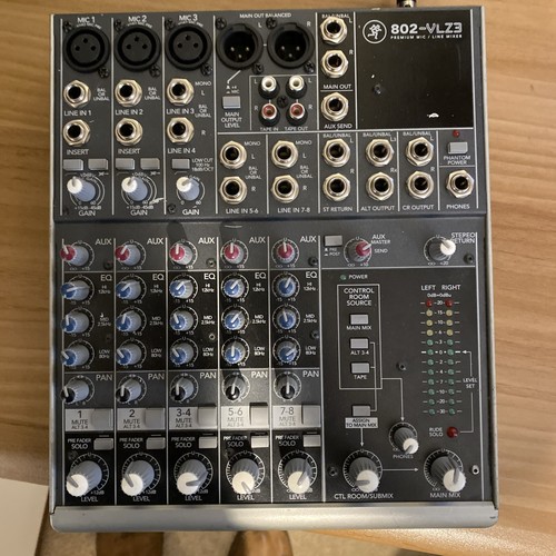 Mackie 802 vlz3 audio mixer - 802-vlz3,