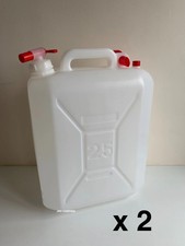 2 x 25L Fresh Water Storage