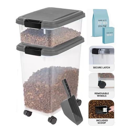Airtight pet food container - pet, |