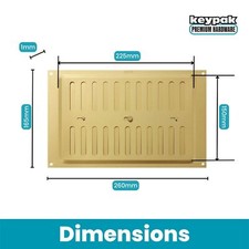 Adjustable Air Vent Cover, Hit & Miss Airflow Aluminium Internal External Walls