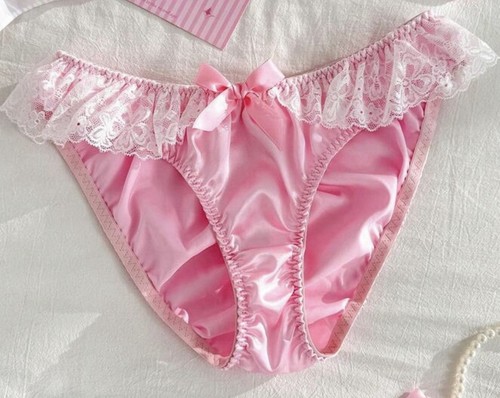 New girly pink satin - xl,