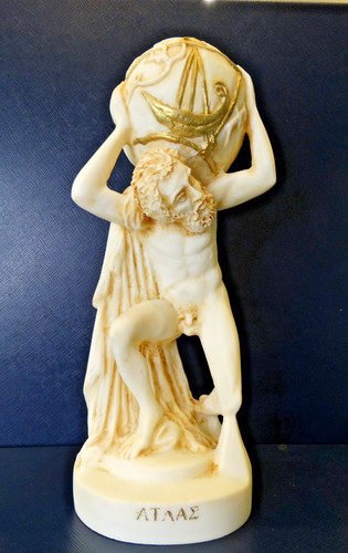 Atlas greek figurine - atlas,