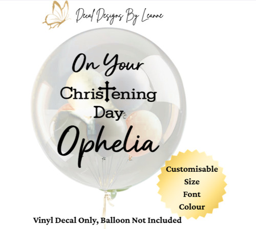Personalised christening day - christening,