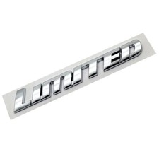 1x Chrome Limited Logo Metal