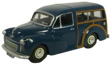 Oxford Diecast 76MMT002 Morris Minor Traveller Trafalgar Blue