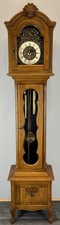 Clock Vintage French Louis Oak