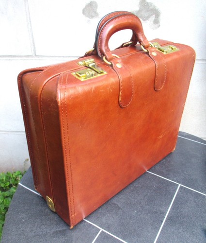 Unusual vintage brown leather - unusual,
