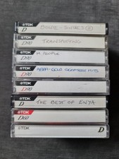 TDK D90 D60 Blank Tapes X8 Used